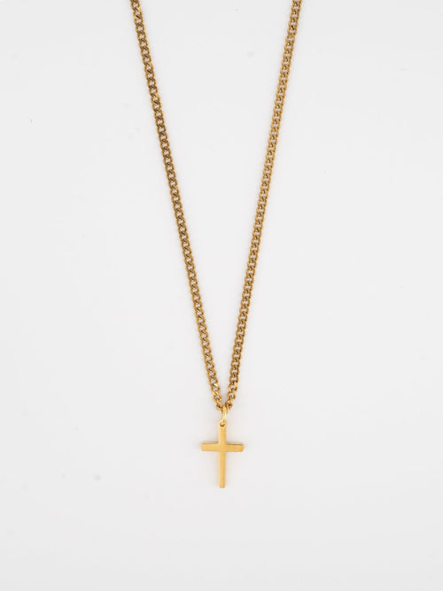 Seralyn™ Cross Necklace | Gold