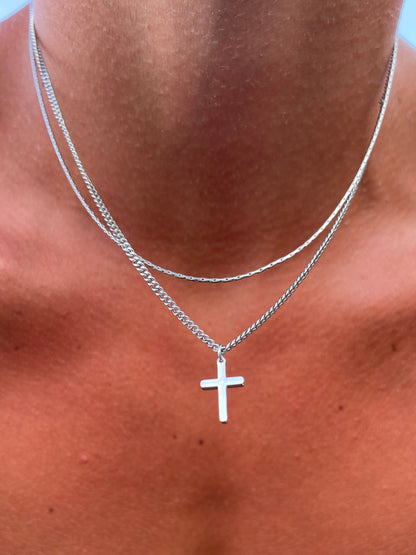 Seralyn™ Cross Necklace | Silver